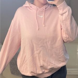 Light Pink Nike Hoodie Size Large